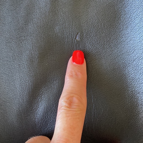 Aritzia Black Vegan Leather Belted Pant - Picture 14 of 16